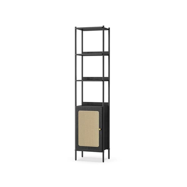 Rootz bogreolopbevaringsstativ - Multi-tier hyldeenhed - Høj opbevaringsorganisering - Stålramme - 30 cm x 40 cm x 174,7 cm