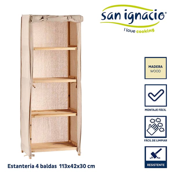 San Ignacio San Ignacio X Kipit Natural Fabric 113x42x30 Hylde