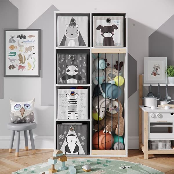 Vicco Marvin barnbokhylla, Vit, 72 x 143 cm