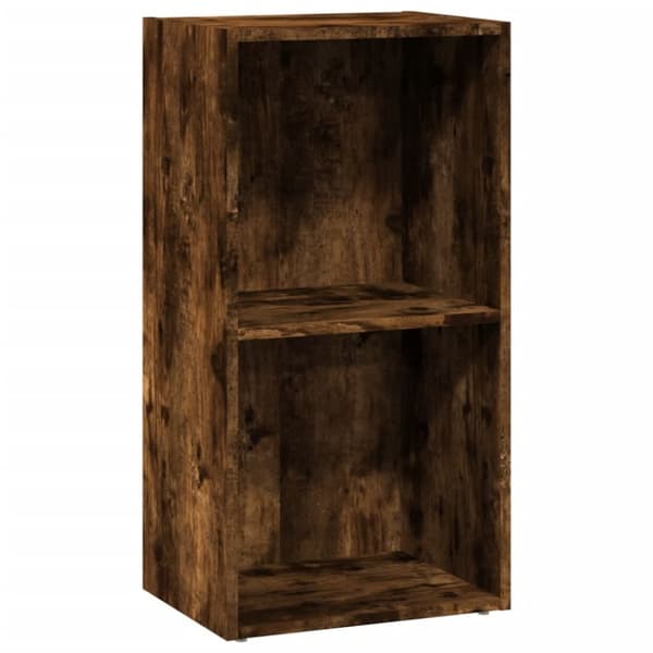 vidaXL bogreol 40x30x77 cm konstrueret træ røget egetræsfarve
