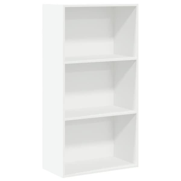 vidaXL bogreol 60x30x114 cm konstrueret træ hvid