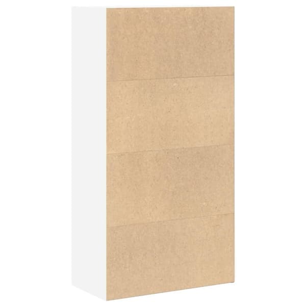 vidaXL bogreol 60x30x114 cm konstrueret træ hvid