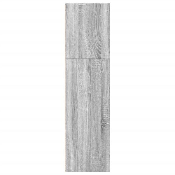 vidaXL Bokhylle grå sonoma 40x30x114 cm konstruert tre