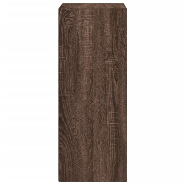 vidaXL Bokhylle brun eik 40x30x77 cm konstruert tre