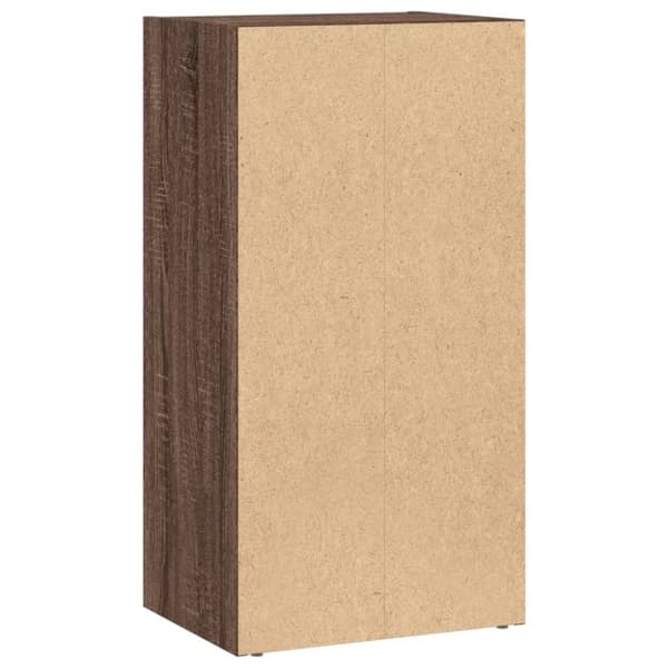 vidaXL Bokhylle brun eik 40x30x77 cm konstruert tre