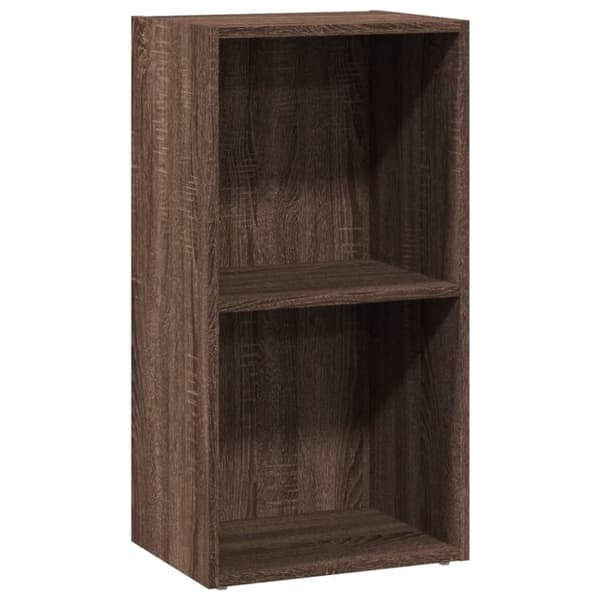 vidaXL Bokhylle brun eik 40x30x77 cm konstruert tre
