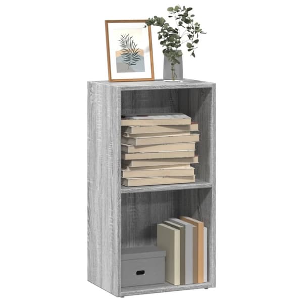 vidaXL bogreol 40x30x77 cm konstrueret træ grå sonoma-eg