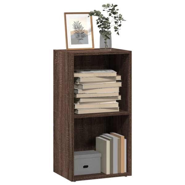 vidaXL bogreol 40x30x77 cm konstrueret træ brun egetræsfarve