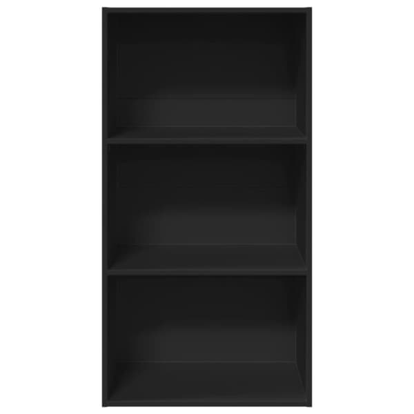 vidaXL Bokhylle svart 60x30x114 cm konstruert tre