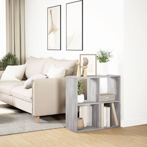 vidaXL Bokhylla/Rumsavdelare 69,5x29x69,5 cm konstruerat trä