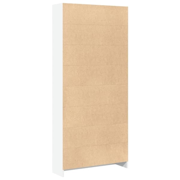 vidaXL Kirjahylly valkoinen 80x24x176 cm tekninen puu