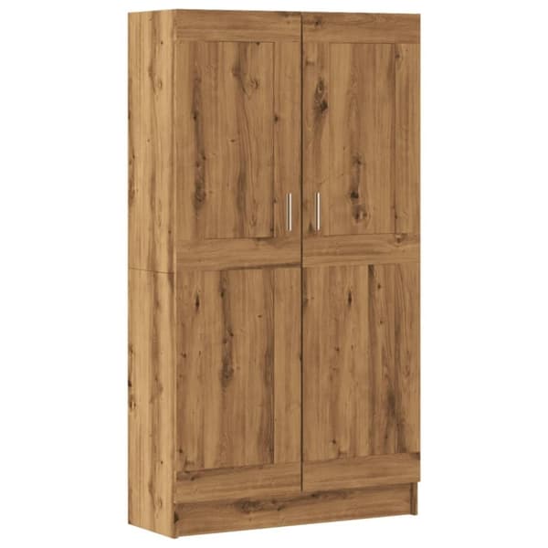 vidaXL Bokhylle artisan eik 82,5x30,5x150 cm konstruert tre