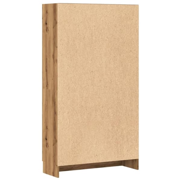 vidaXL Bokhylle artisan eik 82,5x30,5x150 cm konstruert tre