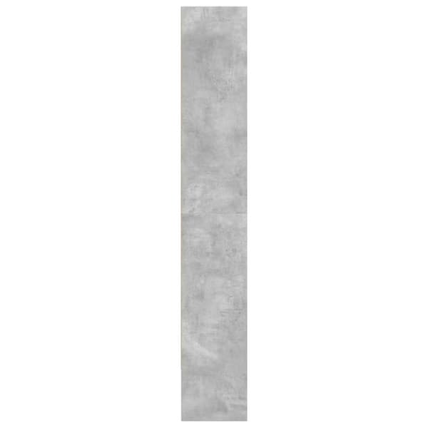 vidaXL bogreol 80x30x189 cm konstrueret træ betongrå
