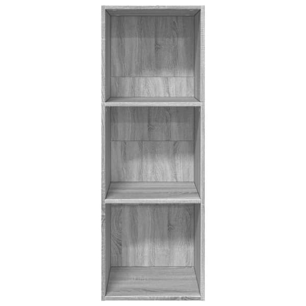 vidaXL bogreol 40x30x114 cm konstrueret træ grå sonoma-eg