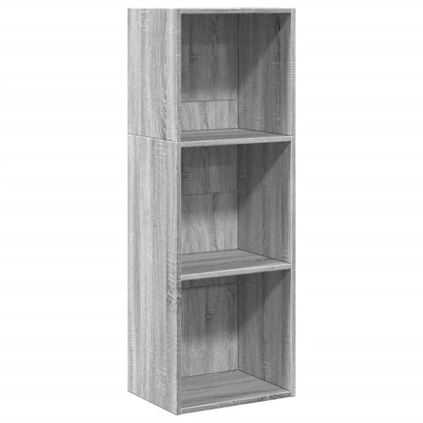 vidaXL bogreol 40x30x114 cm konstrueret træ grå sonoma-eg
