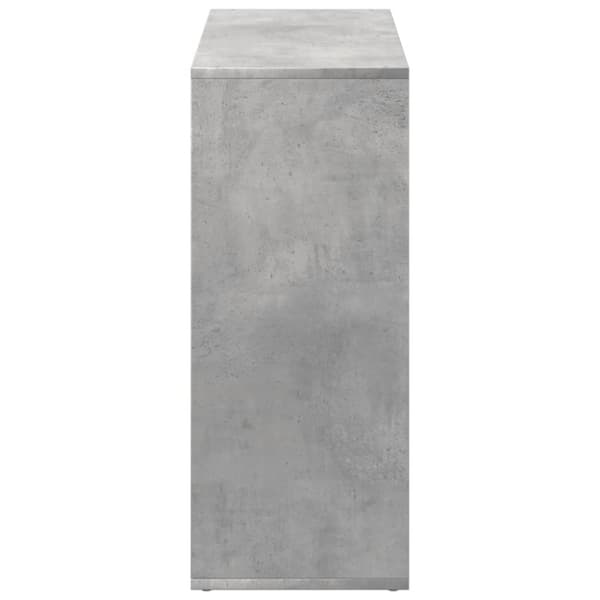 vidaXL Huoneenjakaja/kirjahylly harmaa 69,5x29x69,5 cm tekninen puu