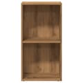Miniatyrbilde 5 av 11: vidaXL Bokhylle artisan eik 40x30x77 cm konstruert tre