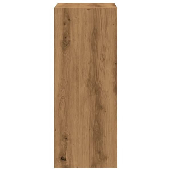vidaXL Bokhylle artisan eik 40x30x77 cm konstruert tre