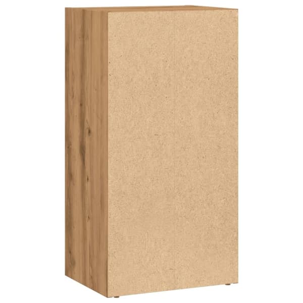 vidaXL Bokhylle artisan eik 40x30x77 cm konstruert tre