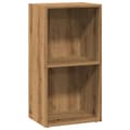 Miniatyrbilde 1 av 11: vidaXL Bokhylle artisan eik 40x30x77 cm konstruert tre