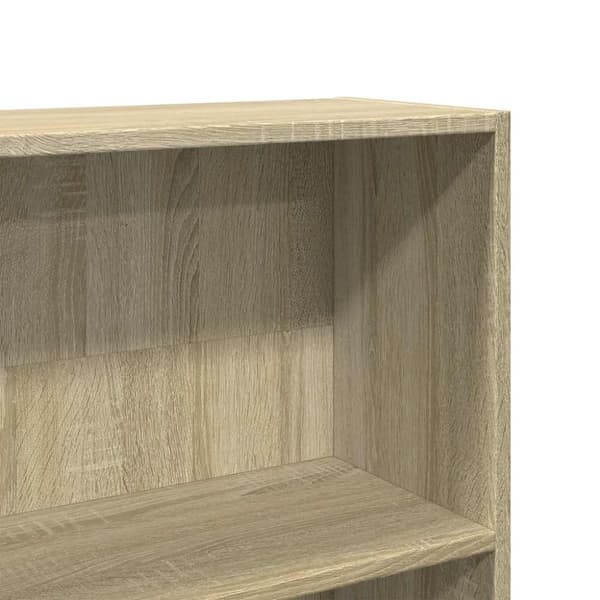 vidaXL Kirjahylly Sonoma-tammi 80x30x189 cm lastulevy