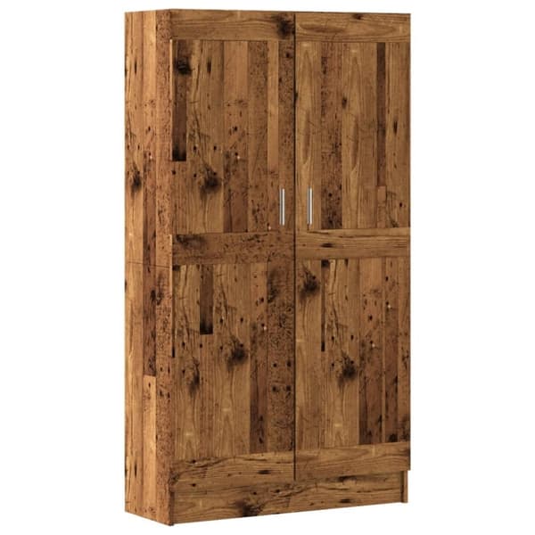 vidaXL Bokhylle gammelt tre 82,5x30,5x150 cm konstruert tre
