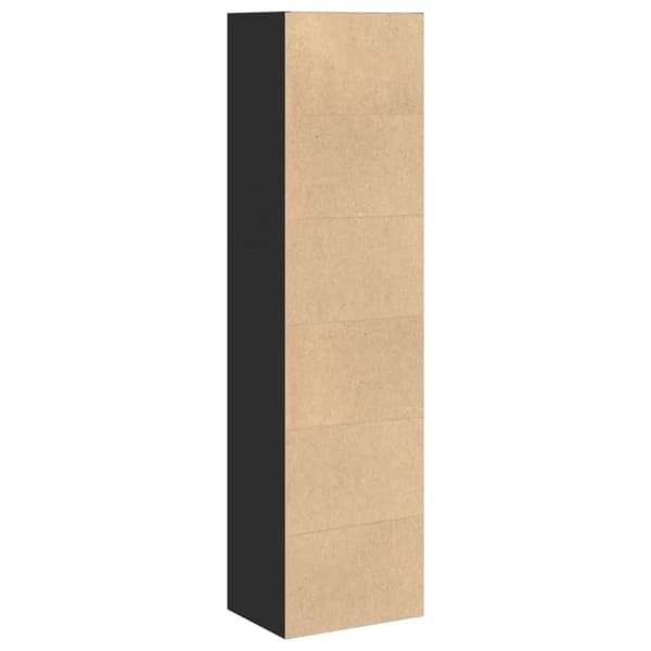 vidaXL Bokhylle svart 40x30x152 cm konstruert tre