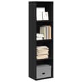 Miniatyrbilde 2 av 11: vidaXL Bokhylle svart 40x30x152 cm konstruert tre