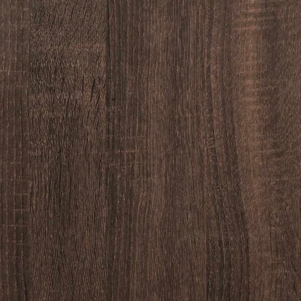 vidaXL bogreol 80x30x189 cm konstrueret træ brun egetræ