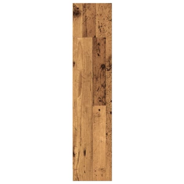 vidaXL bogreol 80x24x109 cm konstrueret træ antikt træ