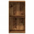 Miniatyrbilde 5 av 11: vidaXL Bokhylle gammelt tre 40x30x77 cm konstruert tre
