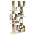 Miniatyrbilde 5 av 11: vidaXL Bokhylle sonoma eik 92x29x188 cm konstruert tre