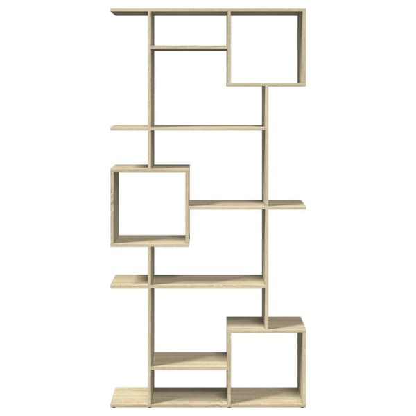 vidaXL Bokhylle sonoma eik 92x29x188 cm konstruert tre