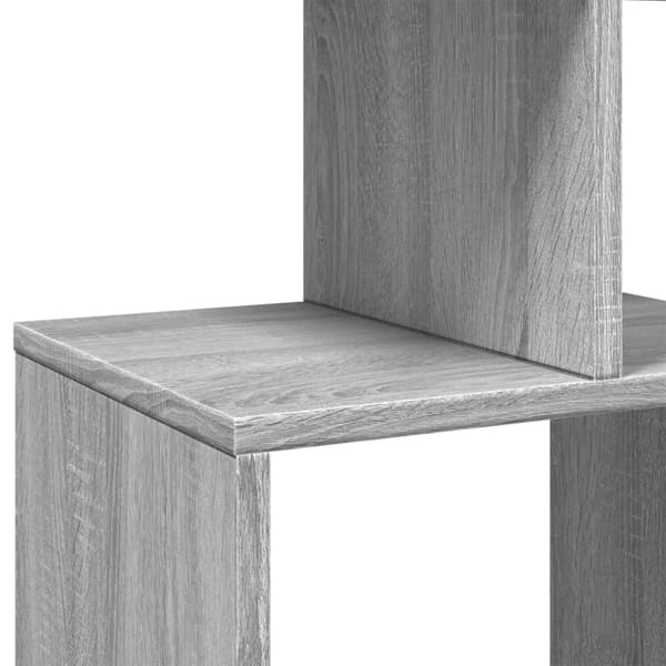 vidaXL bogreol 92x29x188 cm konstrueret træ grå sonoma-eg