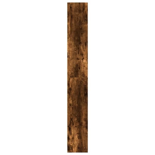 vidaXL bogreol 80x24x176 cm konstrueret træ røget egetræsfarve