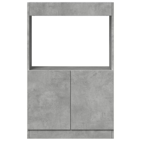 vidaXL skab 63x33x100 cm konstrueret træ betongrå