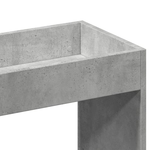 vidaXL skab 63x33x100 cm konstrueret træ betongrå
