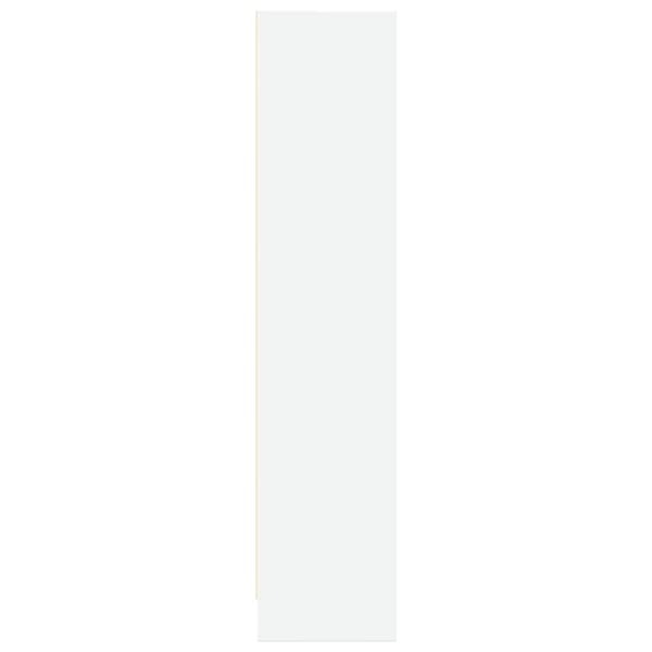 vidaXL Bokhylle hvit 80x24x109 cm konstruert tre