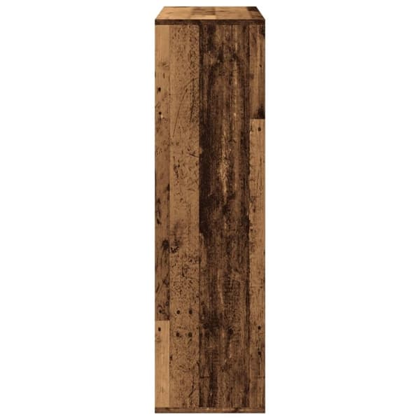 vidaXL Romdeler bokhylle gammel tre 69,5x29x103,5 cm konstruert tre