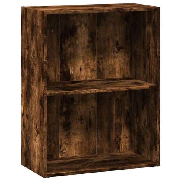 vidaXL bogreol 60x30x77 cm konstrueret træ røget egetræsfarve