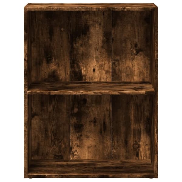 vidaXL bogreol 60x30x77 cm konstrueret træ røget egetræsfarve