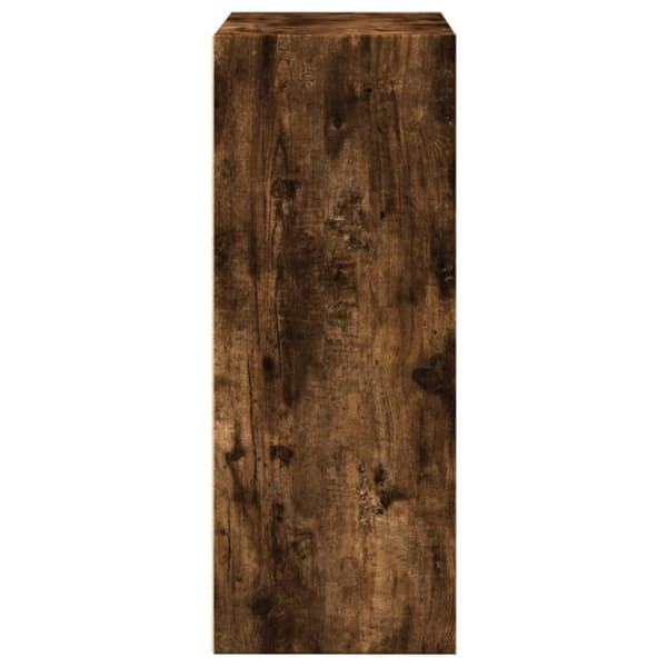 vidaXL bogreol 60x30x77 cm konstrueret træ røget egetræsfarve