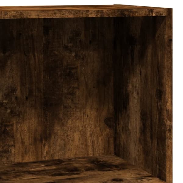 vidaXL bogreol 60x30x77 cm konstrueret træ røget egetræsfarve