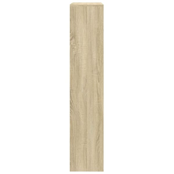 vidaXL Bokhylla/Rumsavdelare 4 hyllor 143,5x29x143,5cm konstruerat trä