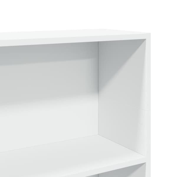 vidaXL Kirjahylly valkoinen 80x24x109 cm tekninen puu