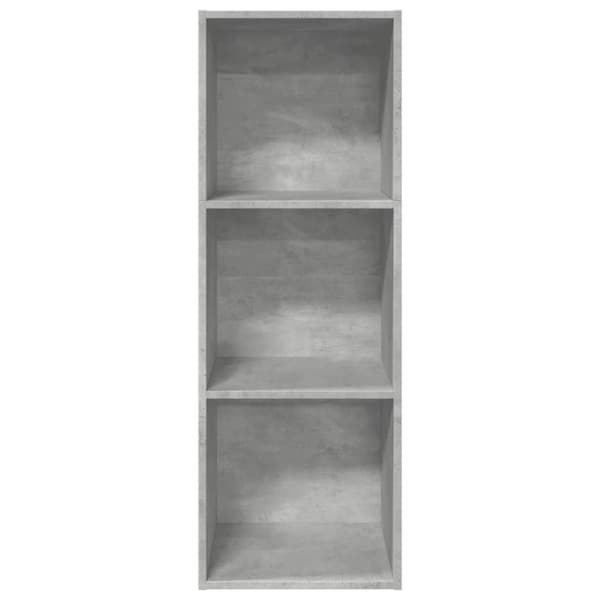 vidaXL bogreol 40x30x114 cm konstrueret træ betongrå