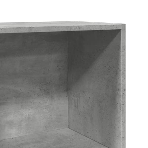 vidaXL bogreol 40x30x114 cm konstrueret træ betongrå