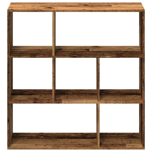 vidaXL bogreol/rumdeler 102x29x103,5 cm konstrueret træ antikt træ