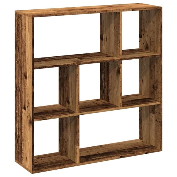 vidaXL bogreol/rumdeler 102x29x103,5 cm konstrueret træ antikt træ